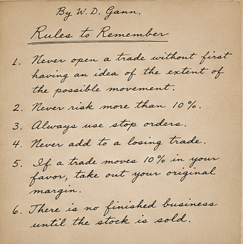 Gann's Rules